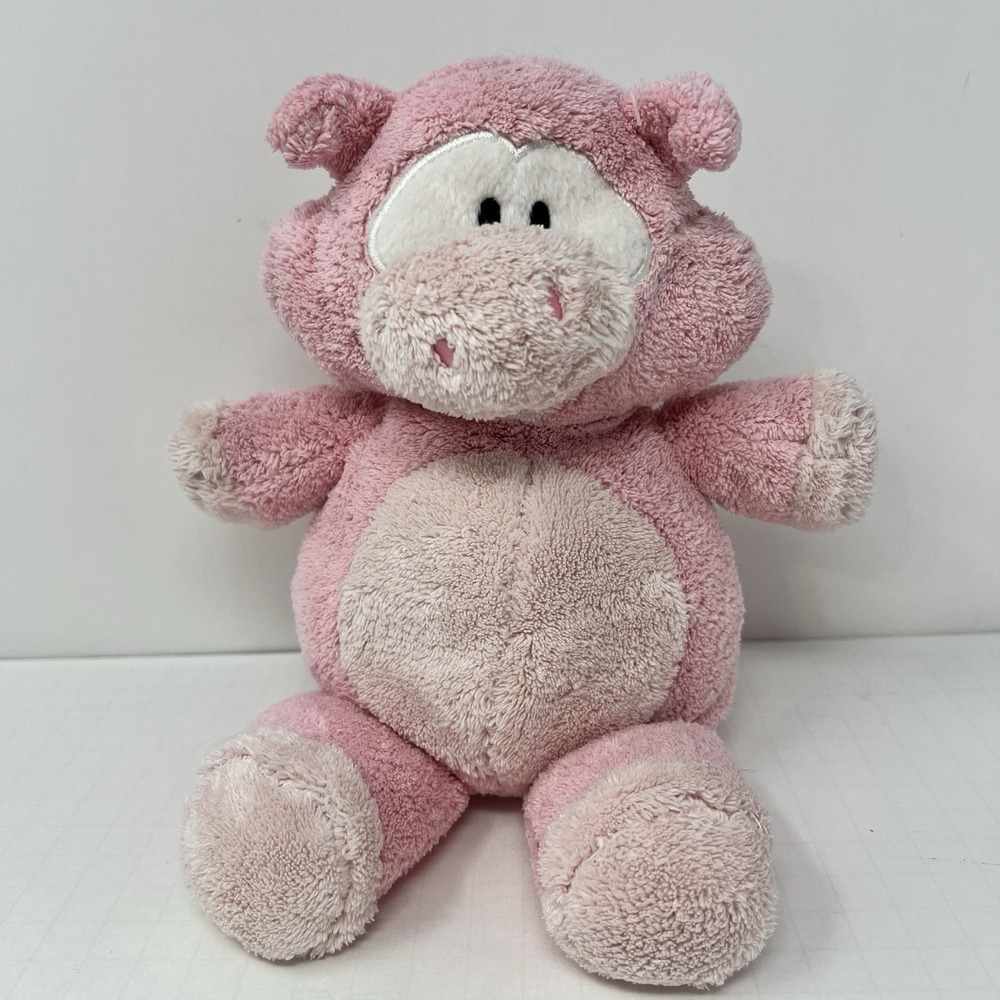 Rare Pink Pig Plush Stuffed Animal Floppy Toy Soft Vintage Collectible 8" - Picture 7 of 14